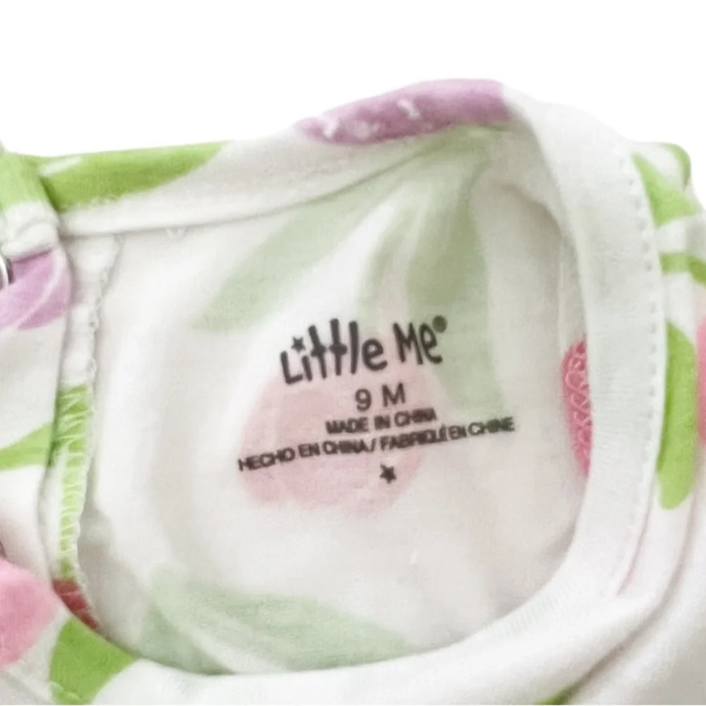 Little Me Baby 2/Piece 9mo Popover/Hat NWT